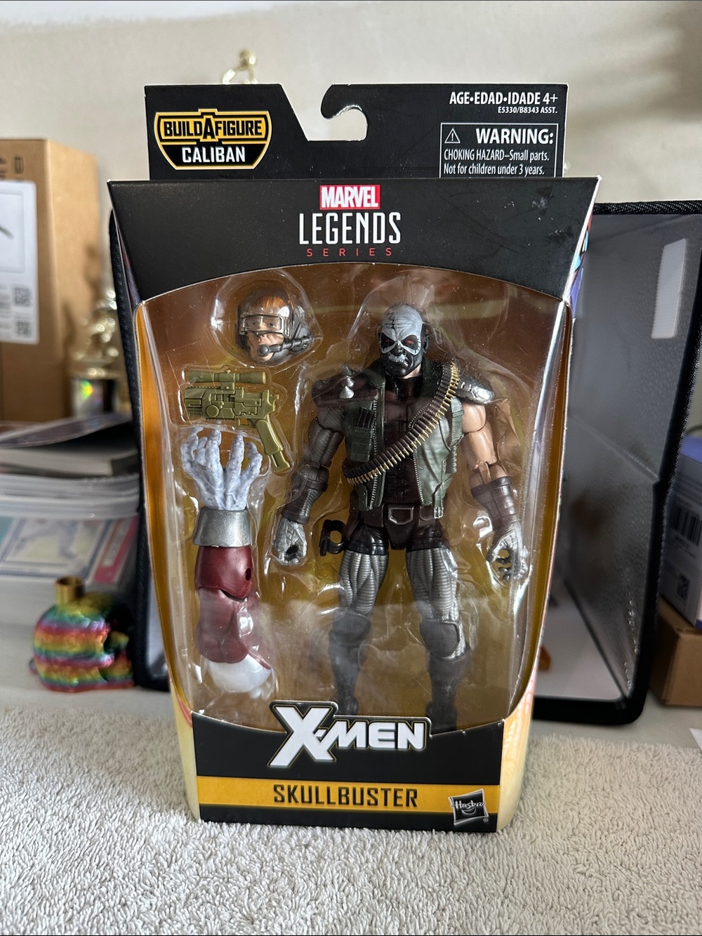 Hasbro Marvel Legends X-Men Skullbuster Caliban BAF Wave Action Figure NIB